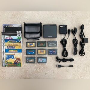Nintendo Game Boy Advance SP Set - Dark Gray